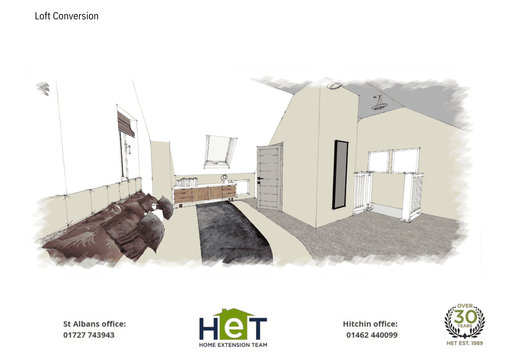 Driver drawing Letchworth loft conversion