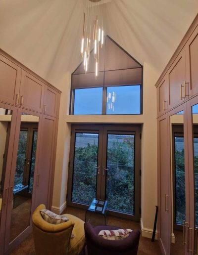 double storey floor to ceiling light