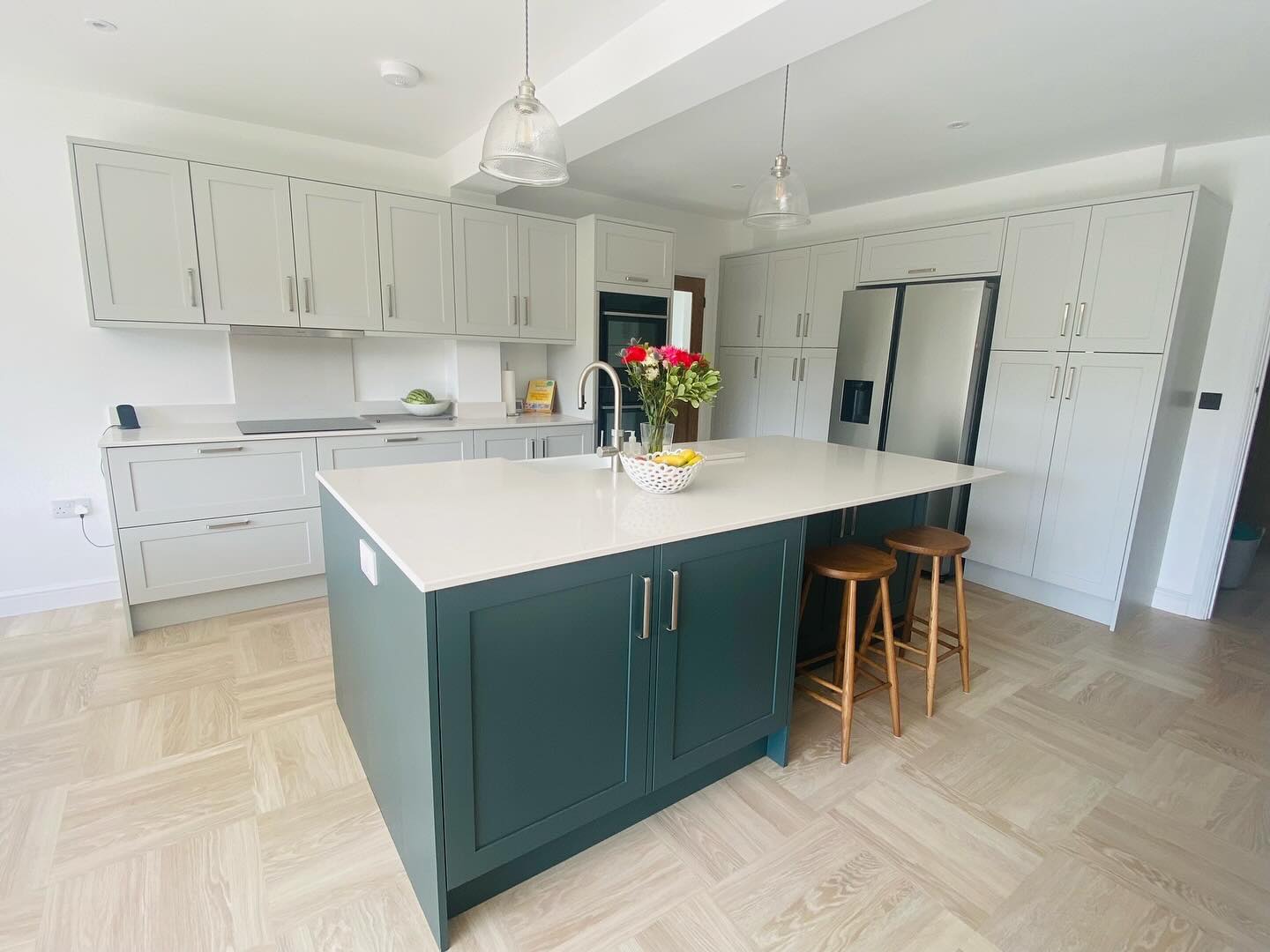 double storey extension kitchen